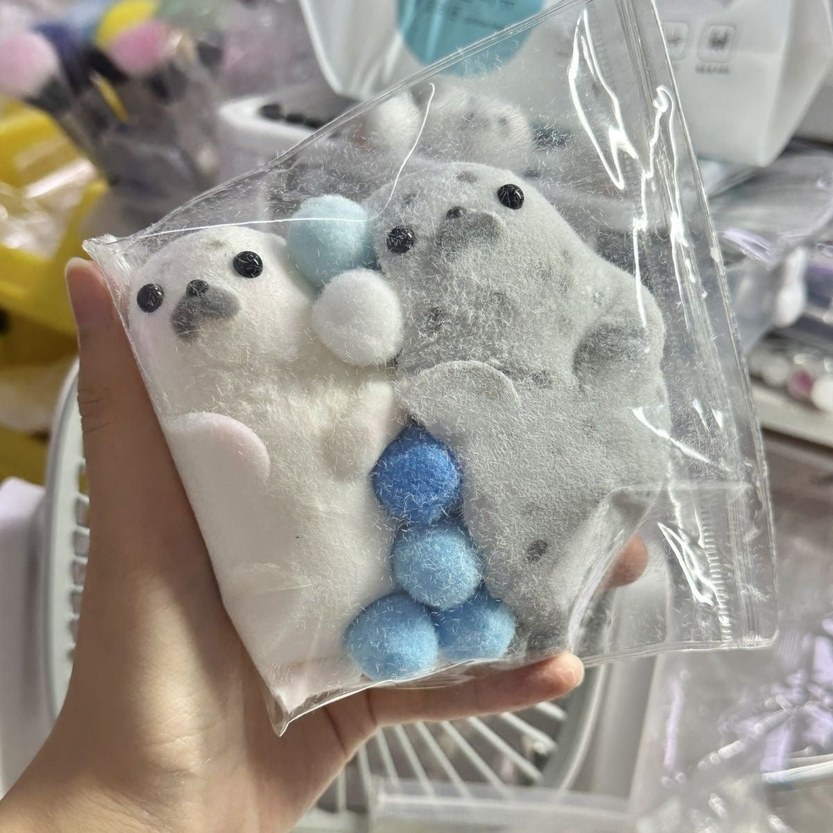 Sea Animal Squishy Toy Anti-Stress Pinch Toys for Kids  Sea Dog Pendant Fidget Toy for Students