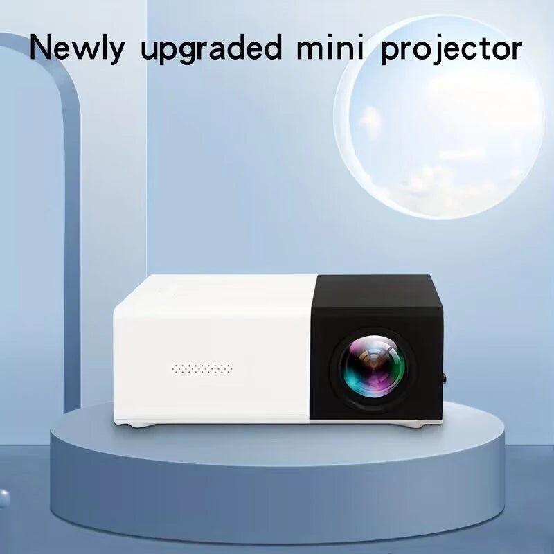 Mini Projector Audio YG-300 HD USB Mini Projector Support 1080P Home Media Player Home Theater Cinema