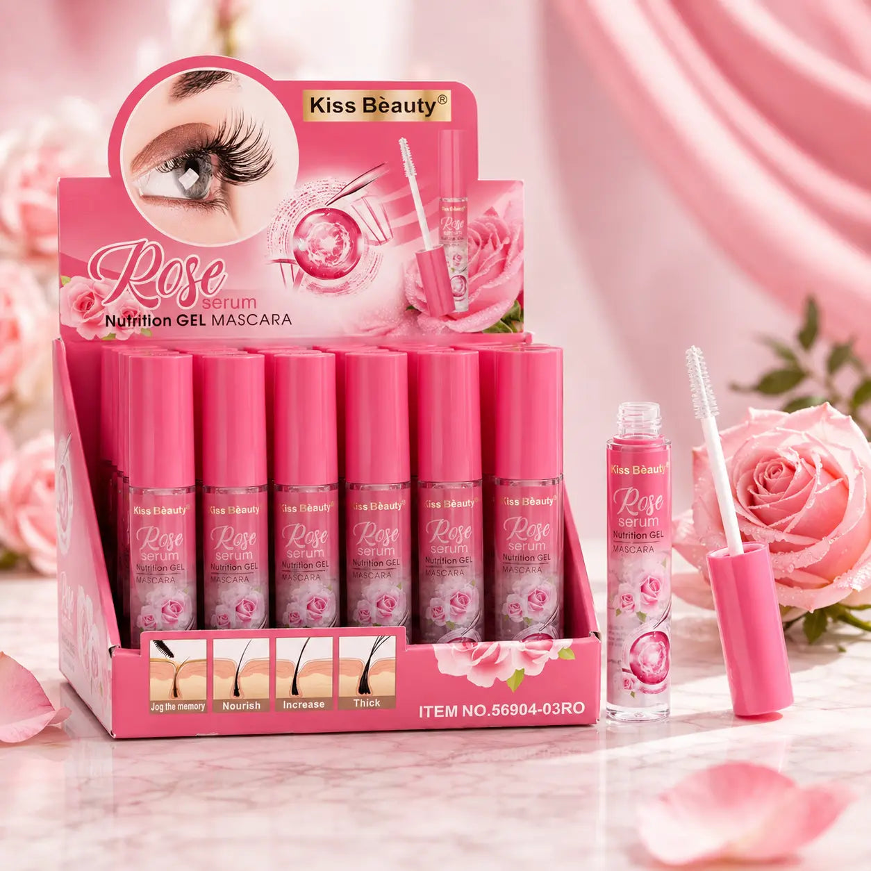 Rose Serum Nutrition Gel Mascara Clear Lash Care