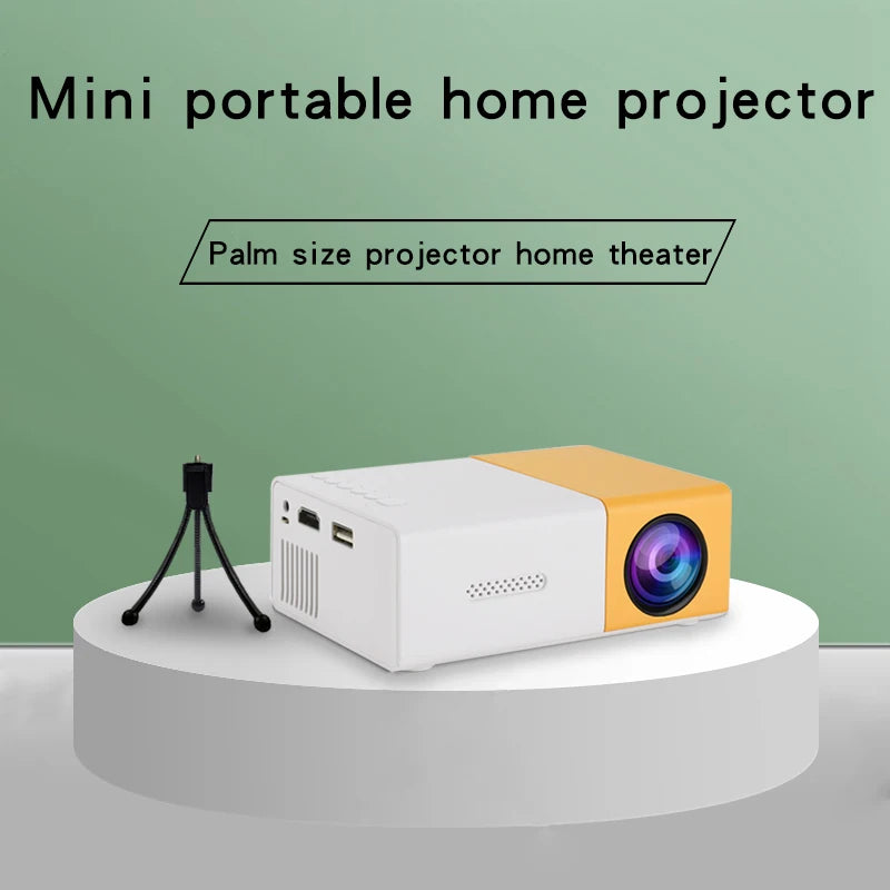 Mini Projector Audio YG-300 HD USB Mini Projector Support 1080P Home Media Player Home Theater Cinema