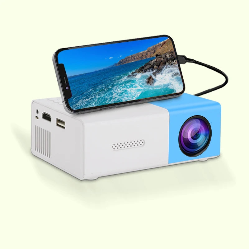 Mini Projector Audio YG-300 HD USB Mini Projector Support 1080P Home Media Player Home Theater Cinema