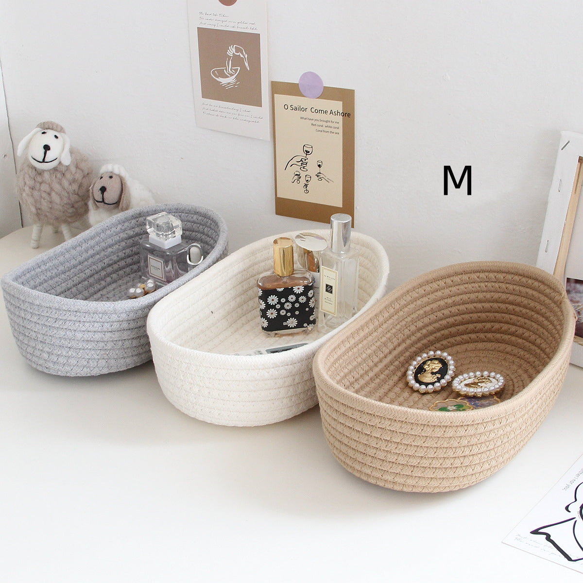 Multifunctional Rope Style Storage Basket