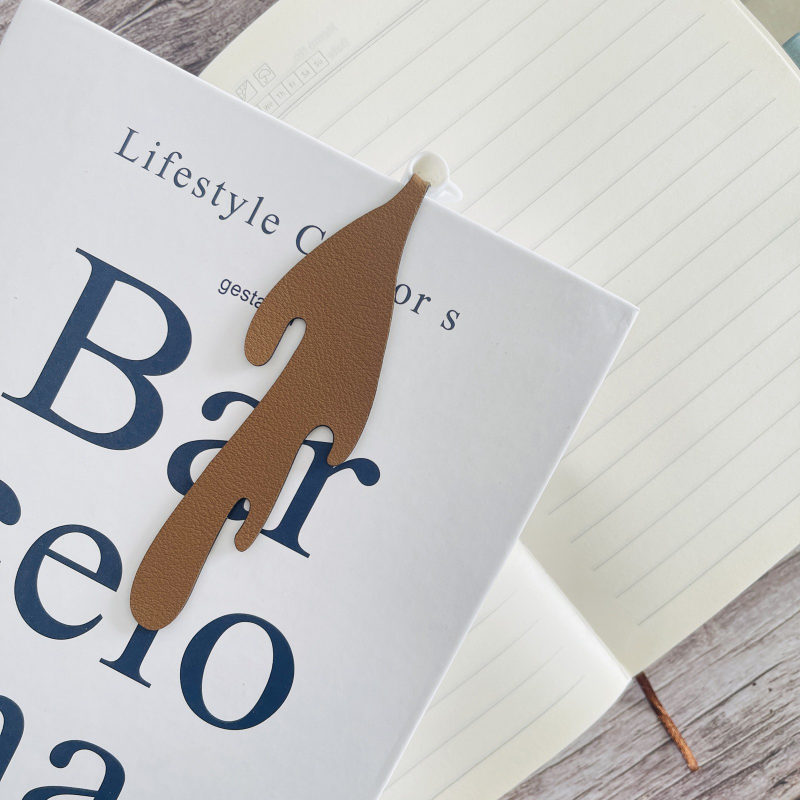 Cute Spilled Coffee Bookmark Corner Marker For Reading