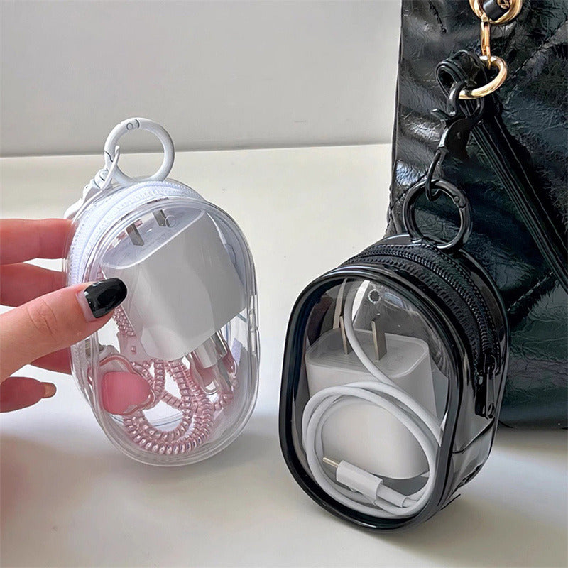 Mini Pvc Round Transparent Travel Storage Bag