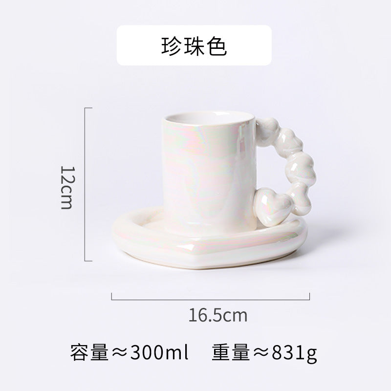 320ML Creative Ceramic Mug Love Coffee Mug