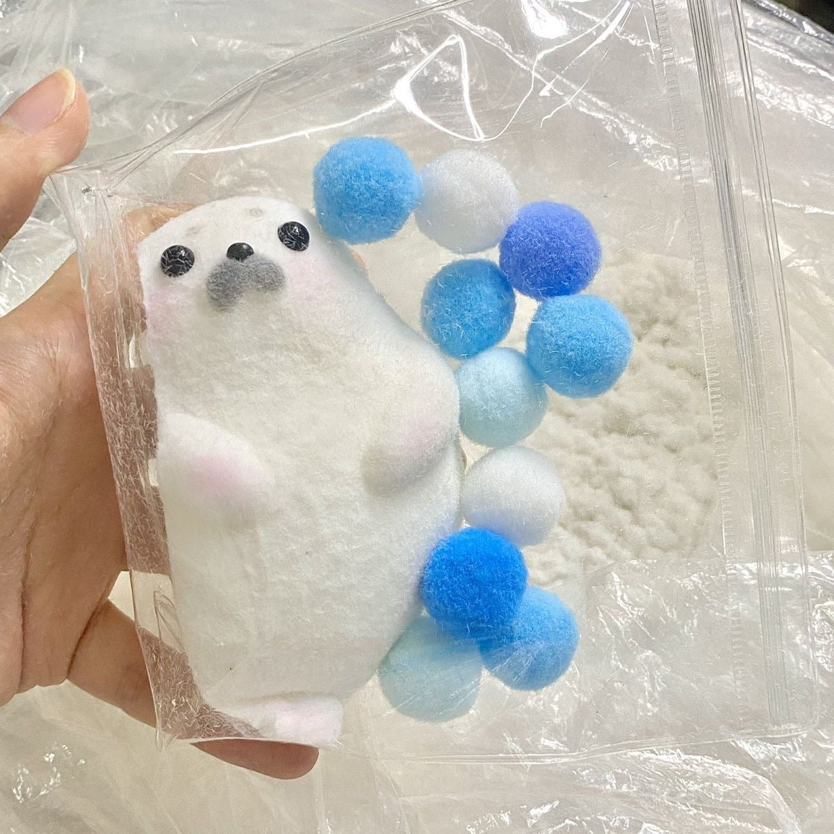 Sea Animal Squishy Toy Anti-Stress Pinch Toys for Kids  Sea Dog Pendant Fidget Toy for Students