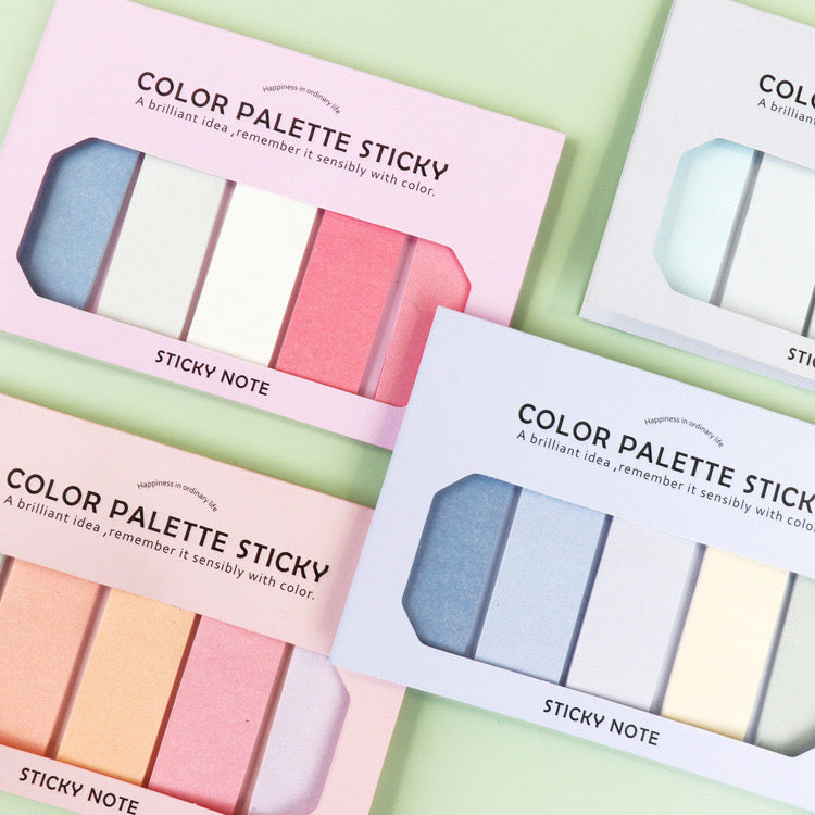 100 Piece Gradient Sticky Notes with Cover Colorful Memo Notepad for Office, School & Journaling