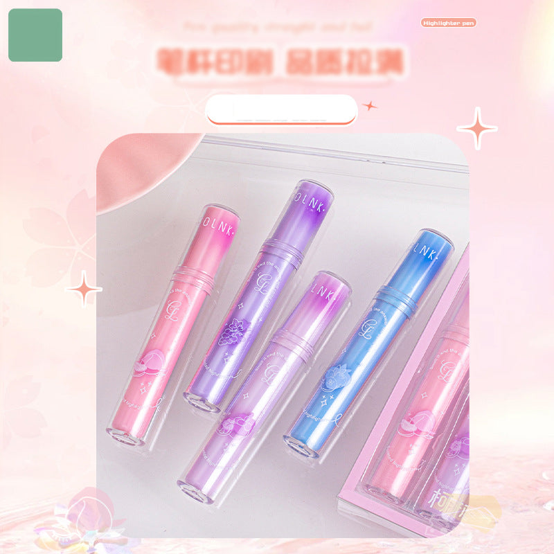 Scented Glitter Gel Pen Dessert & Fruit Aroma Shimmer Pen Set