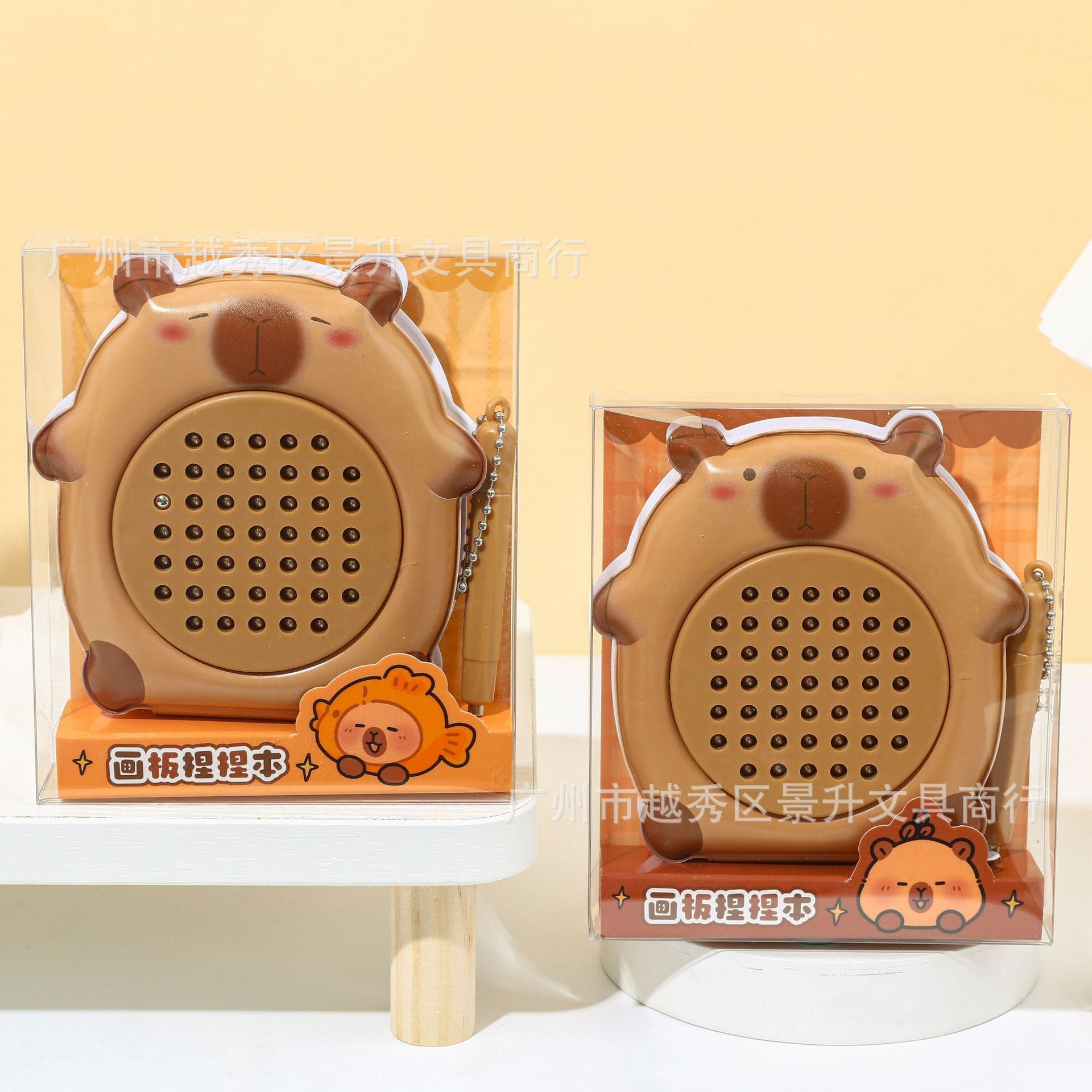 Kawaii Magnetic Ball Doodle Board Cute Panda, Bear & Capybara Drawing Tablet