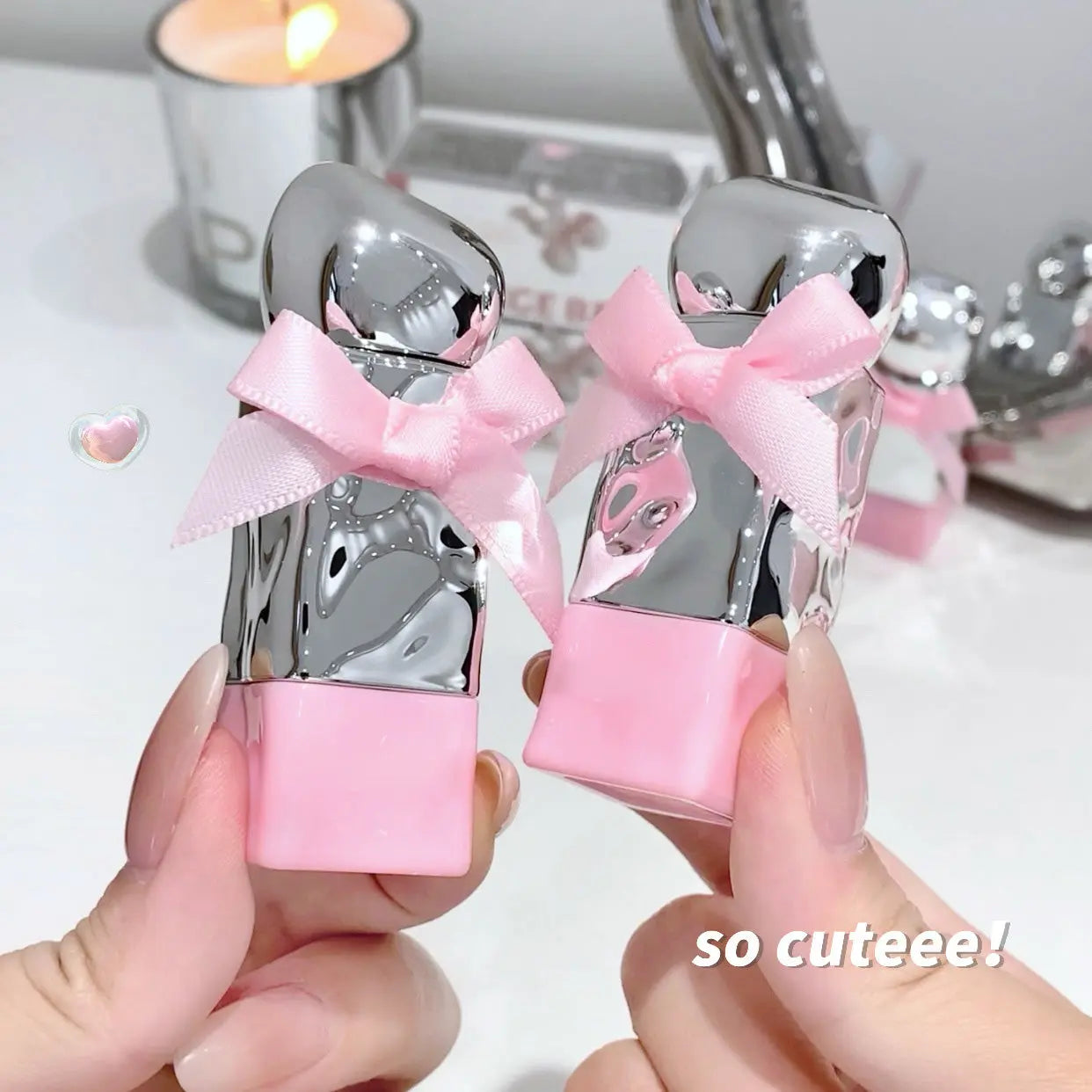 Cute Bow Lip Gloss Set Sweet Hydrating Shine Tint Long Lasting Moisturizing Lip Glaze Sparkels  Sparkels