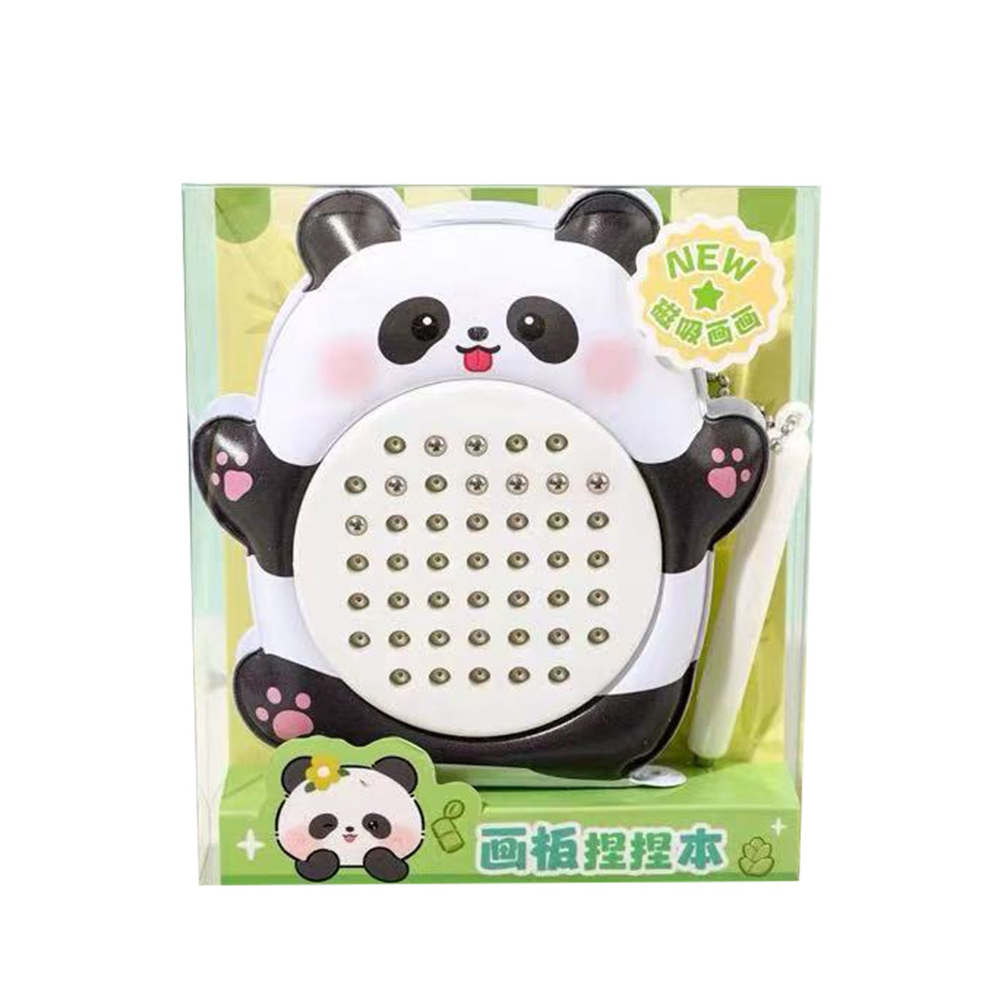 Kawaii Magnetic Ball Doodle Board Cute Panda, Bear & Capybara Drawing Tablet