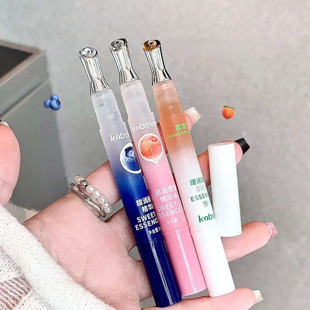 Sweet Essence Hydrating Lip Oil Pen Nourishing Roll On Lip Treatment with Fruit Flavors Sparkels  Sparkels
