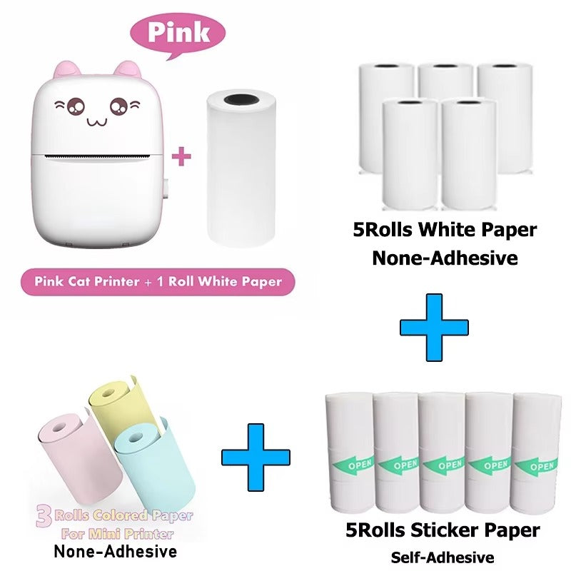 Mini Rechargeable Pocket Size Portable Printer