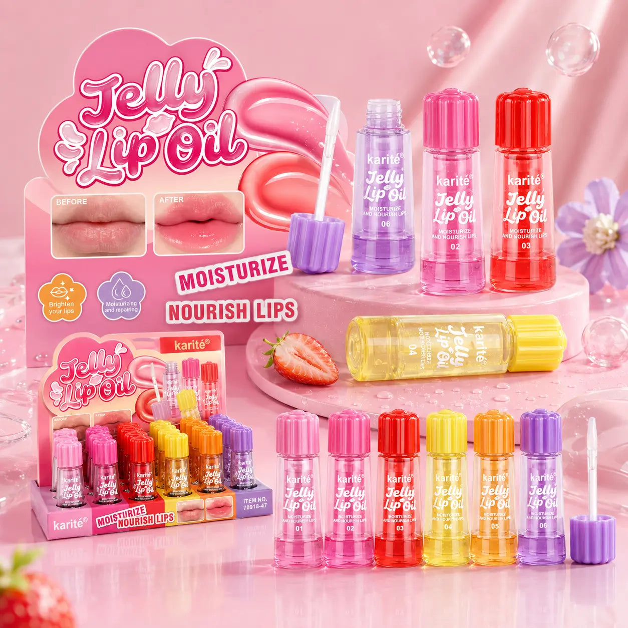 Jelly Lip Oil Moisturizing & Nourishing Lip Care