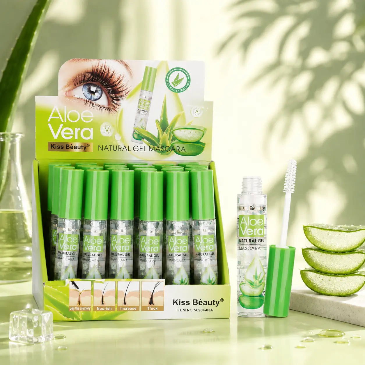 Aloe Vera Natural Gel Mascara Clear Lash Care Mascara