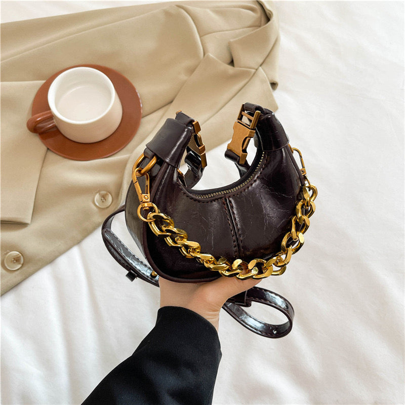 Mini Crossbody Chain Bag  Cute Clutch & Coin Purse for Women & Girls