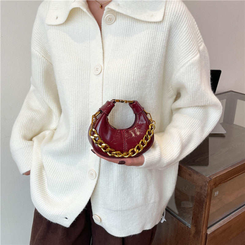 Mini Crossbody Chain Bag  Cute Clutch & Coin Purse for Women & Girls