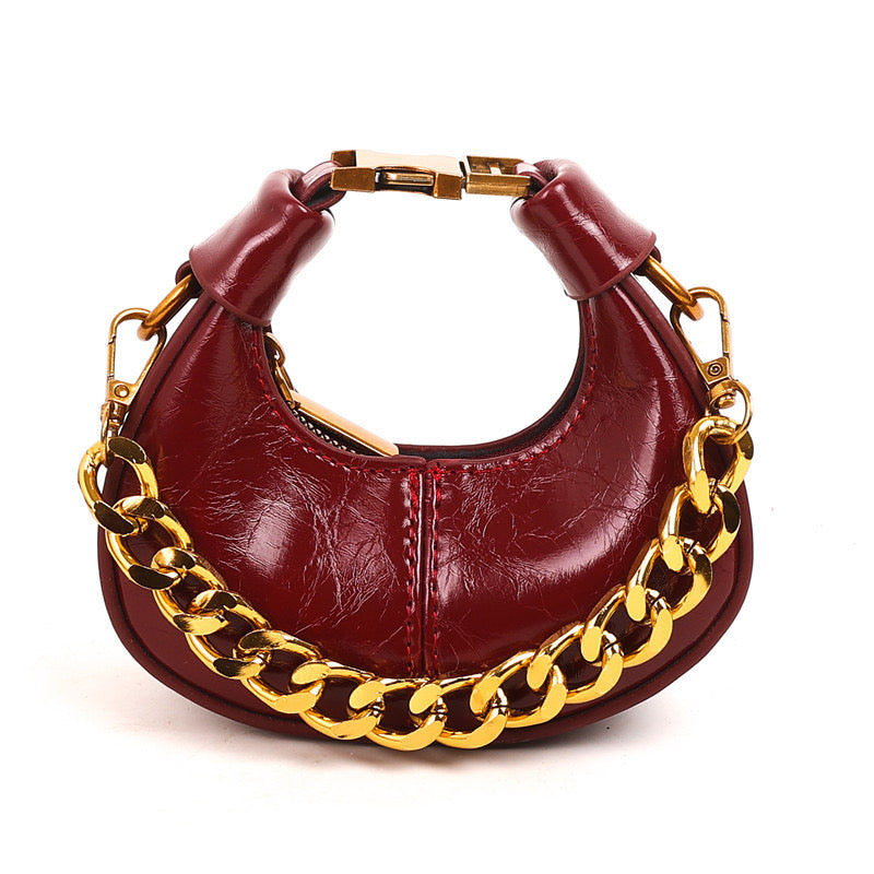 Mini Crossbody Chain Bag  Cute Clutch & Coin Purse for Women & Girls