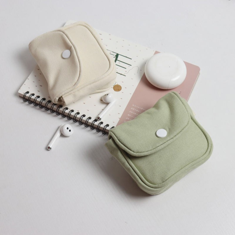 Cotton Mini Clutch Small Makeup & Lipstick Bag Portable Fancy Coin Purse