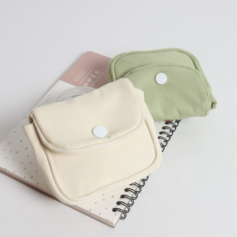 Cotton Mini Clutch Small Makeup & Lipstick Bag Portable Fancy Coin Purse