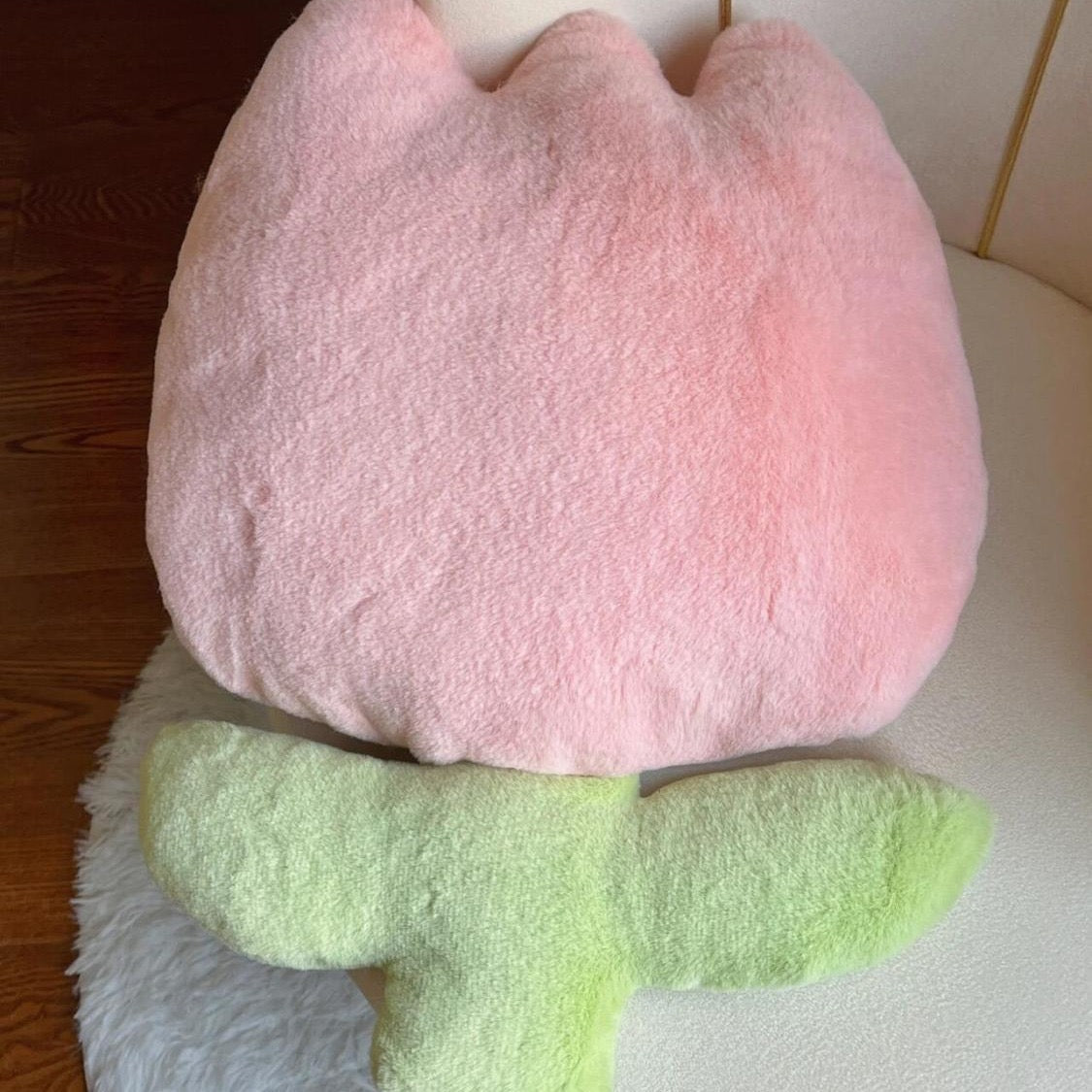 40CM Tulip Plush Flower Pillow Soft Plant Cushion Doll for Room Decor & Gifting