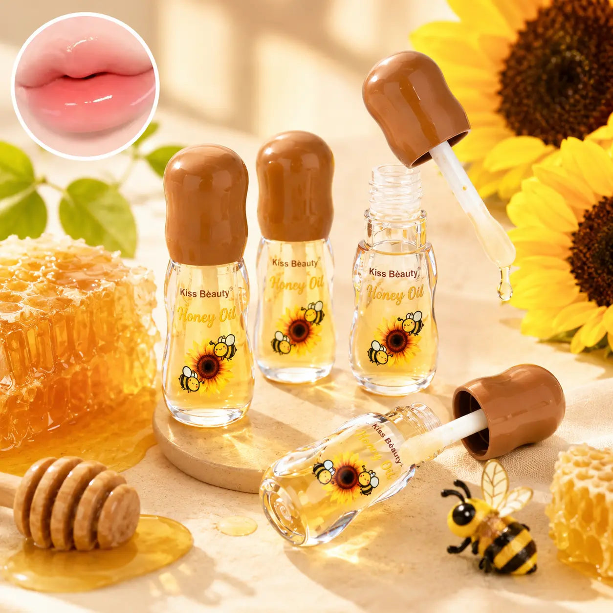 Kiss Beauty Honey Oil Nourishing Lip Oil