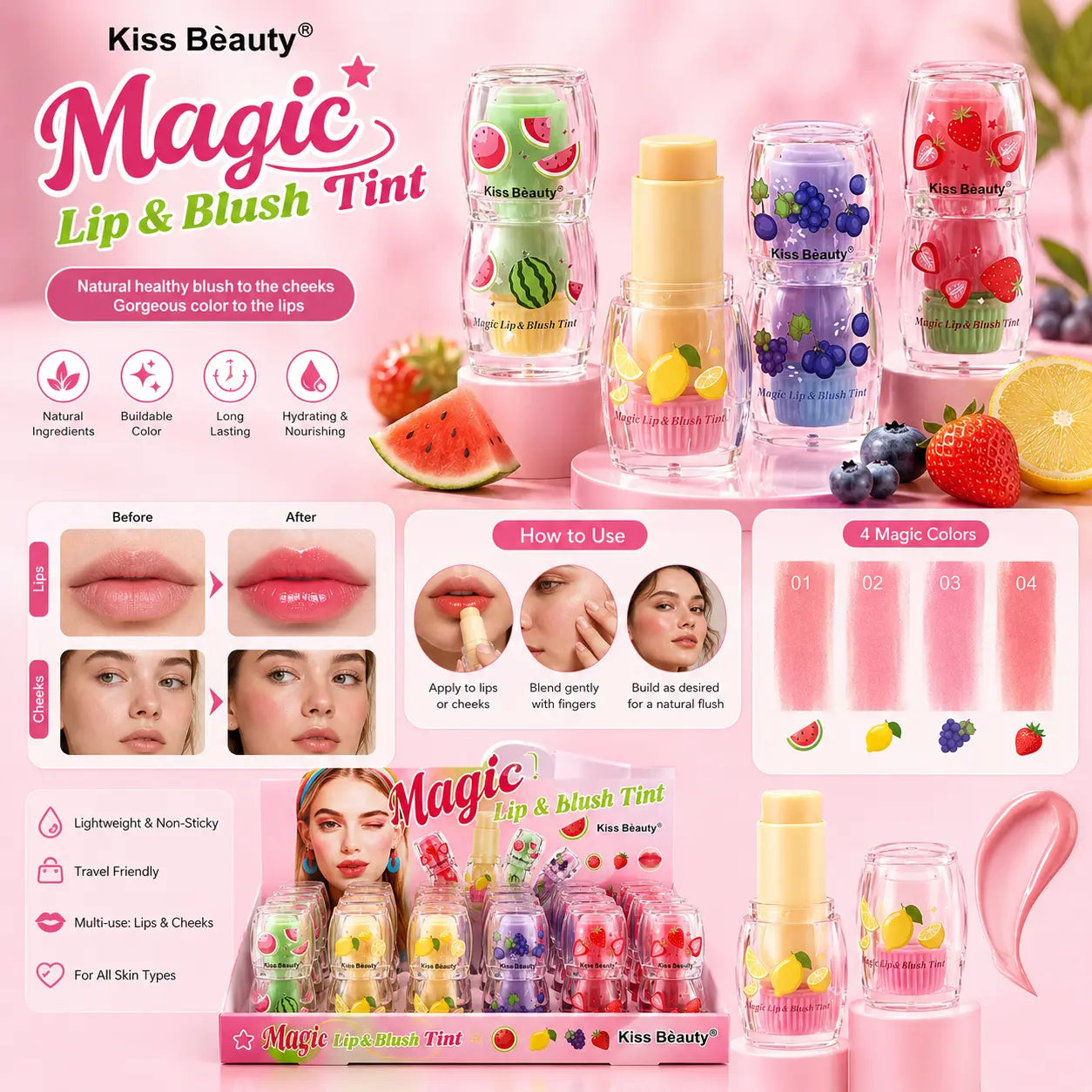 Magic Lip & Blush Tint