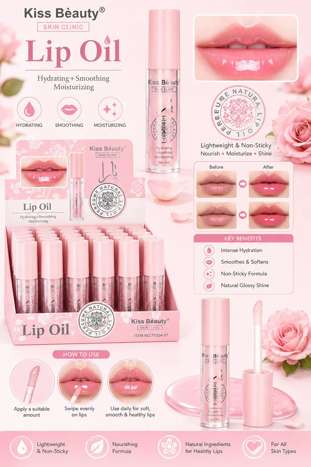 Skin Clinic Hydrating & Smoothing Lip Oil