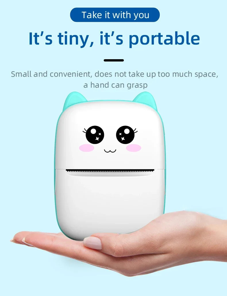 Mini Rechargeable Pocket Size Portable Printer