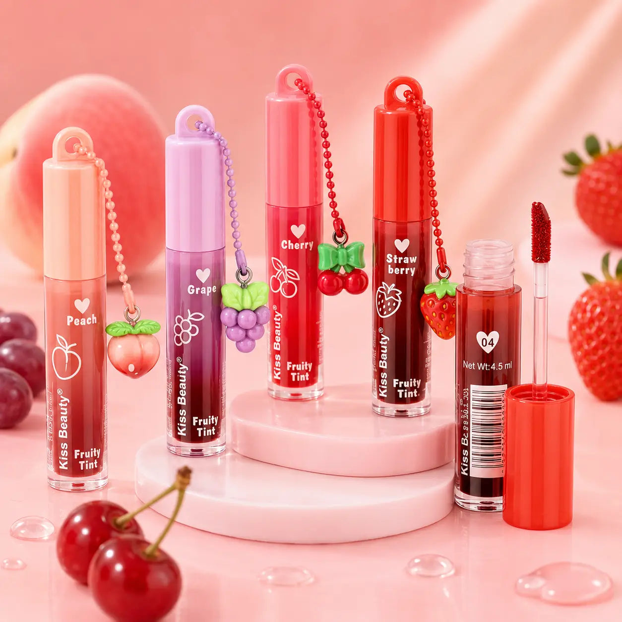 Fruity Lip & Blush Tint with Fruit Charm