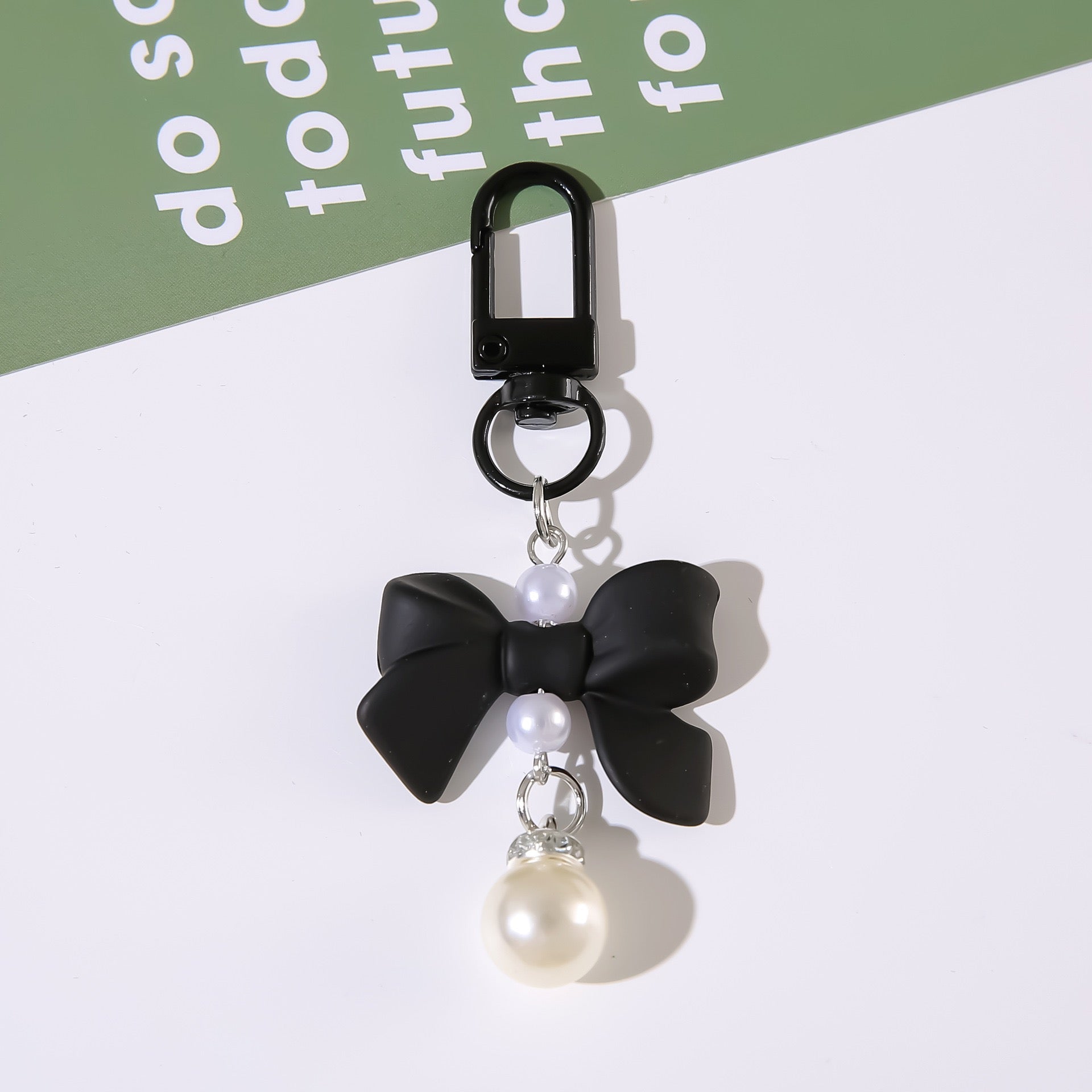 Butterfly Knot Resin Pendant Charm  Phone Headset & Bag Accessory Keychain for Girls & Students