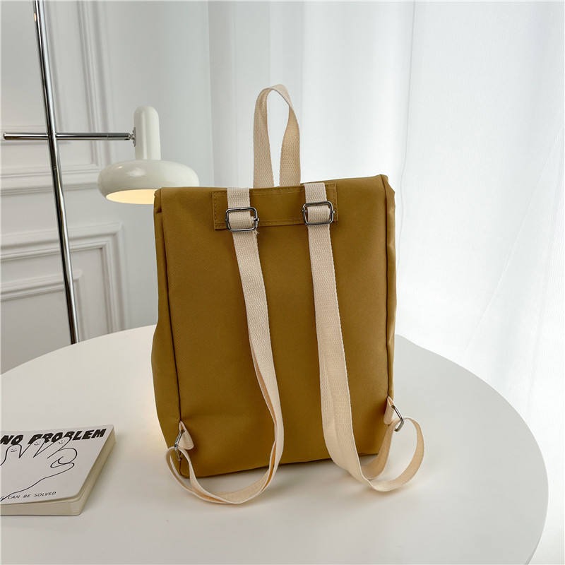 Paper Bag Style Drawstring Bucket Bag Large Capacity Bag pack