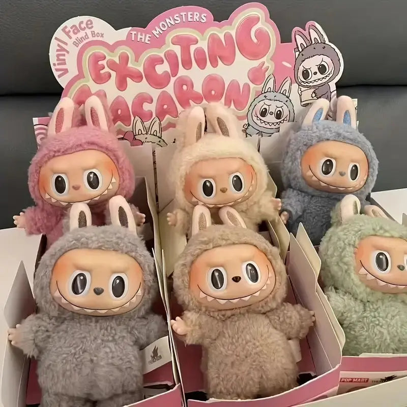 The Monsters Exciting Macaron Vinyl Face Plush Blind Box Sparkels  Sparkels