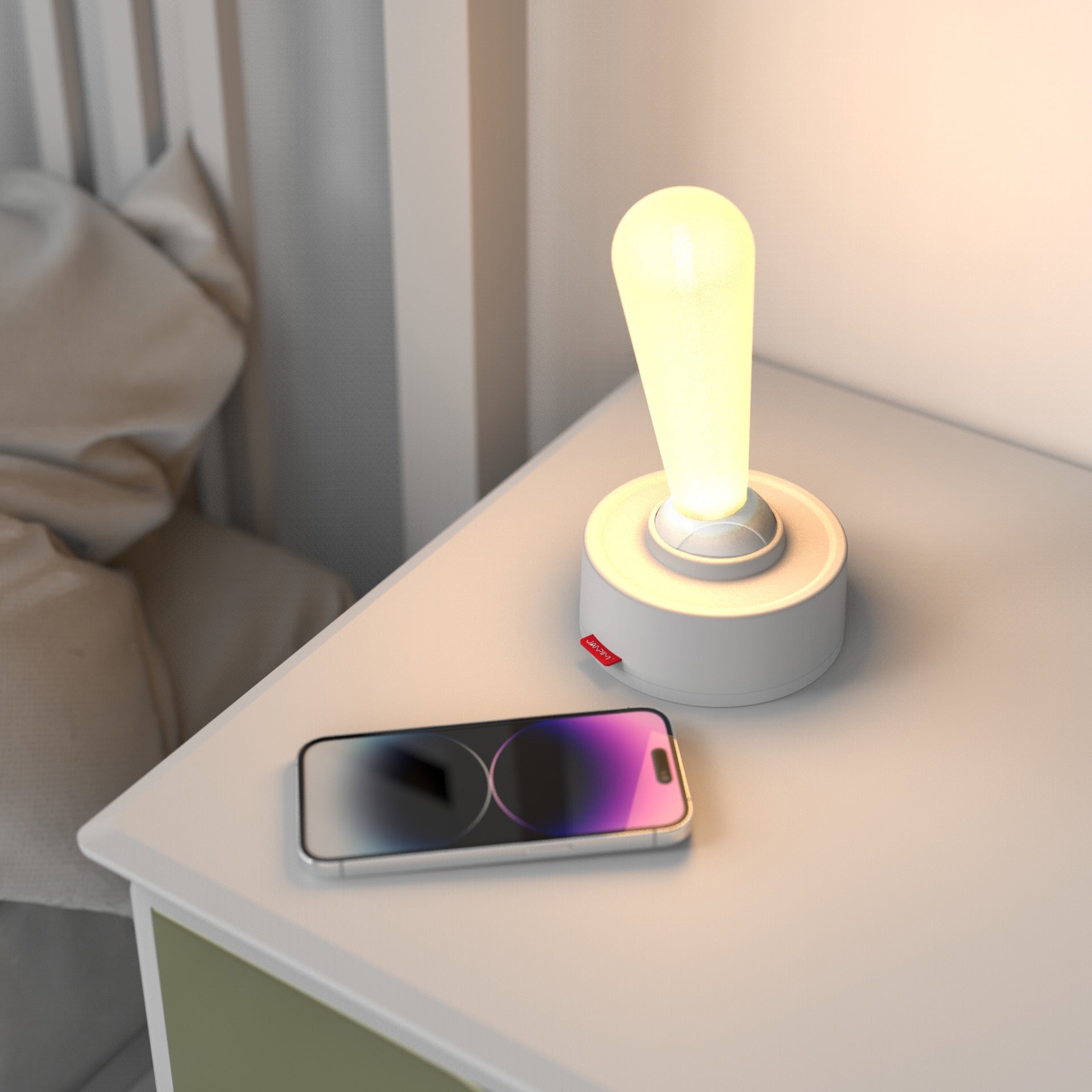 USB Rechargeable LED Night Light  2-Mode Adjustable Brightness Silicone Desk Lamp for Home, Office & Kids' Rooms