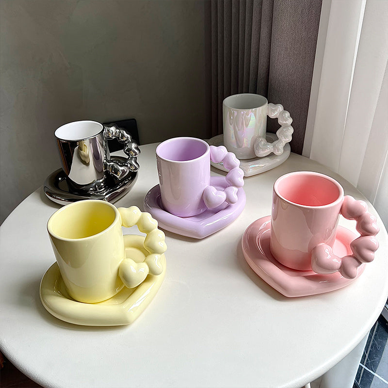 320ML Creative Ceramic Mug Love Coffee Mug