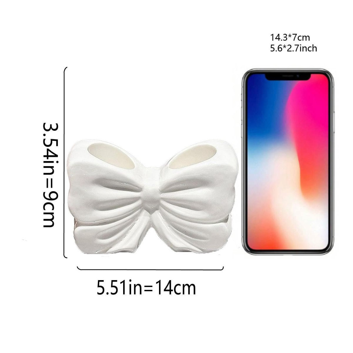 Creative Ceramic Bow Toothbrush Holder Cute Toothpaste Storage Rack for Bathroom Vanity Aesthetic Brush Organizer Ornament