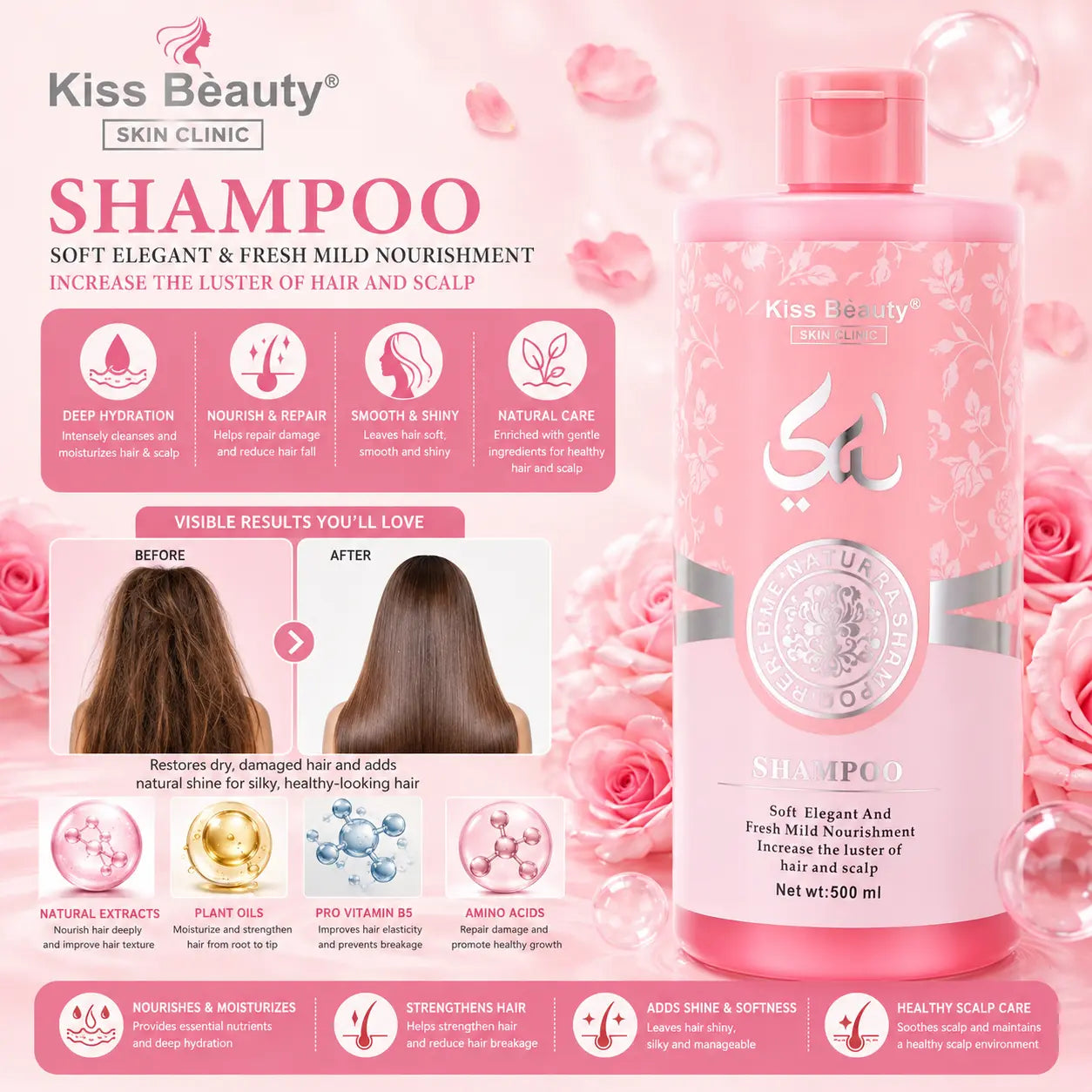 Nourishing & Hydrating Shampoo 500ml