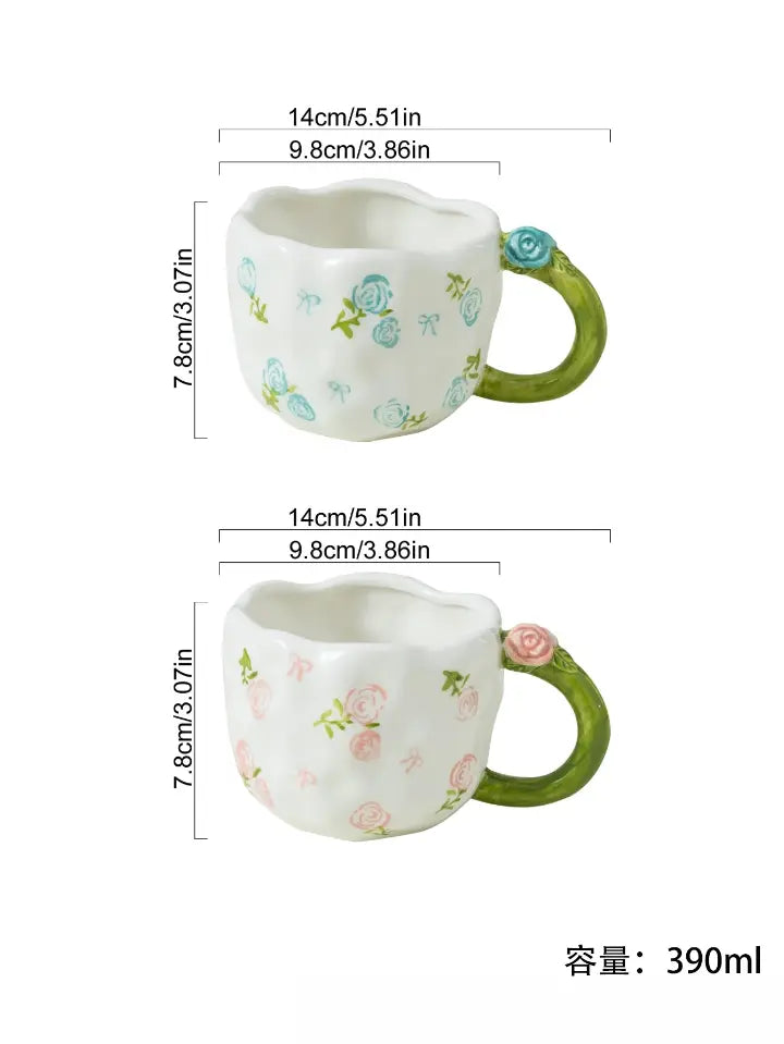 Blossom Garden Ceramic Mug Sparkels  Sparkels