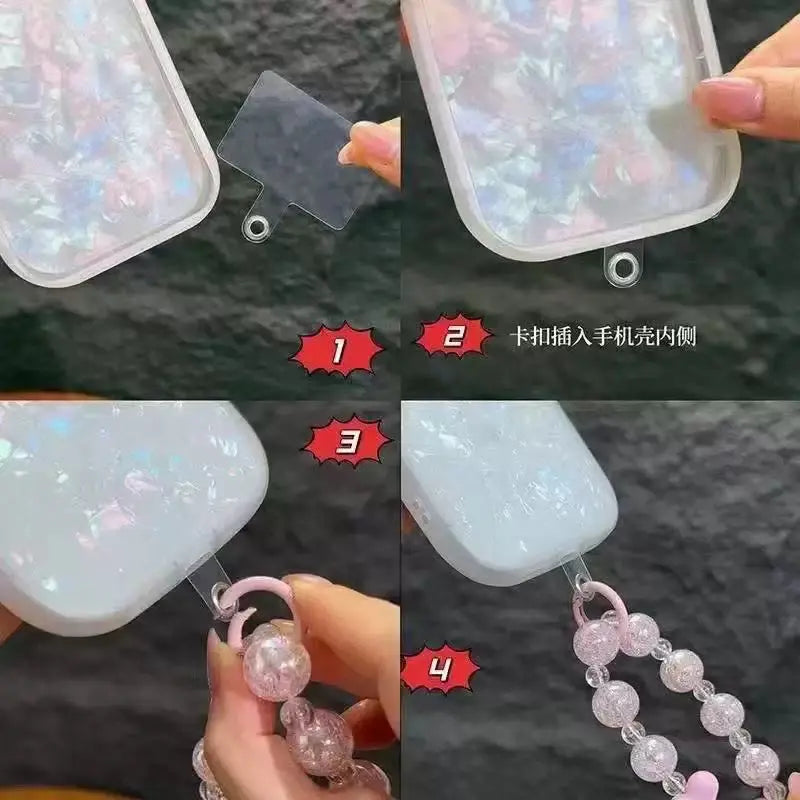 Cute Fruit & Candy Beaded Phone Wrist Strap