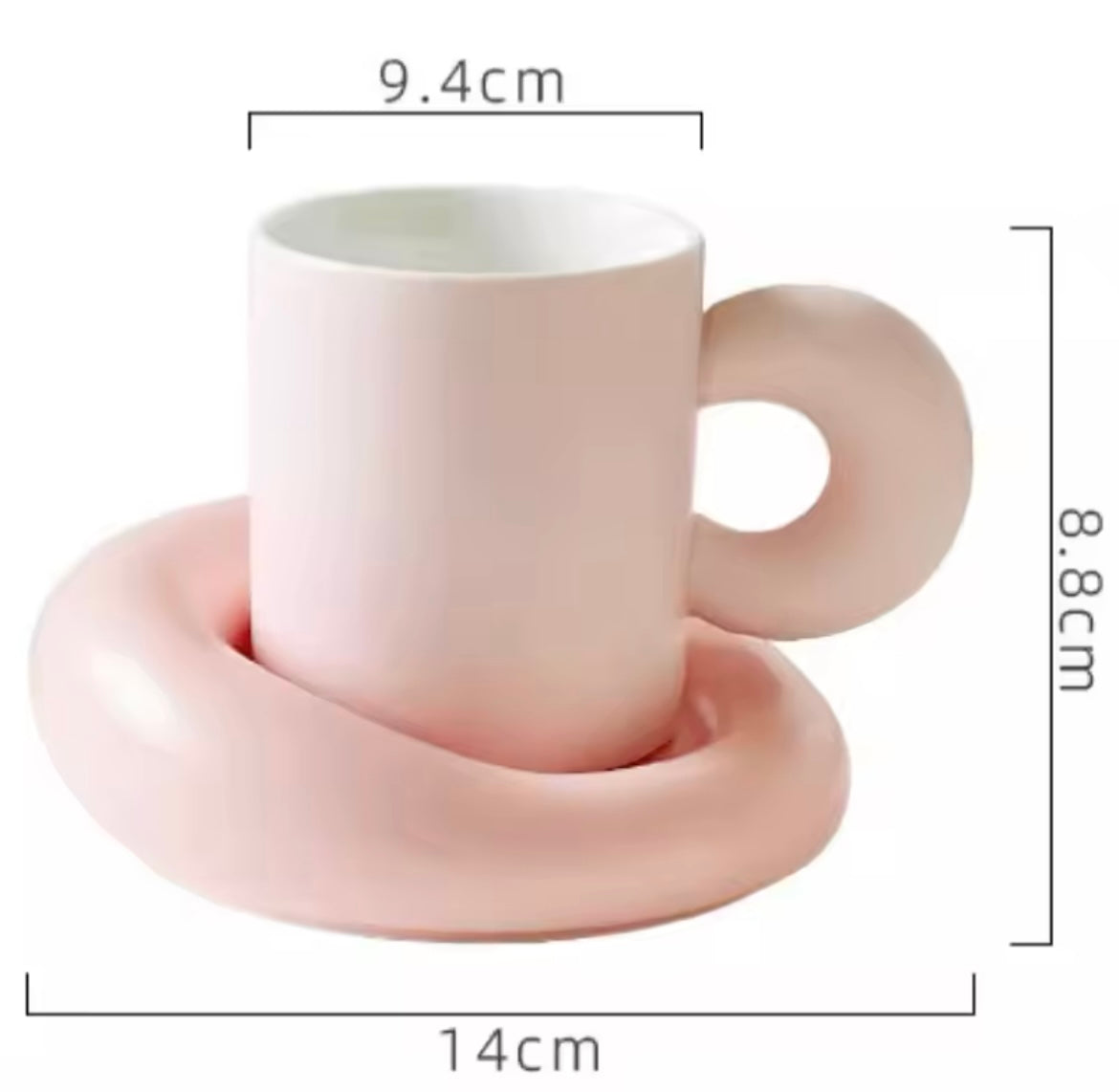 Matt Ceramic Coffee Mugs and Saucers Home Lovers Office Coffee Cups Creative Ceramic Drinking Utensils Living Room Decoration