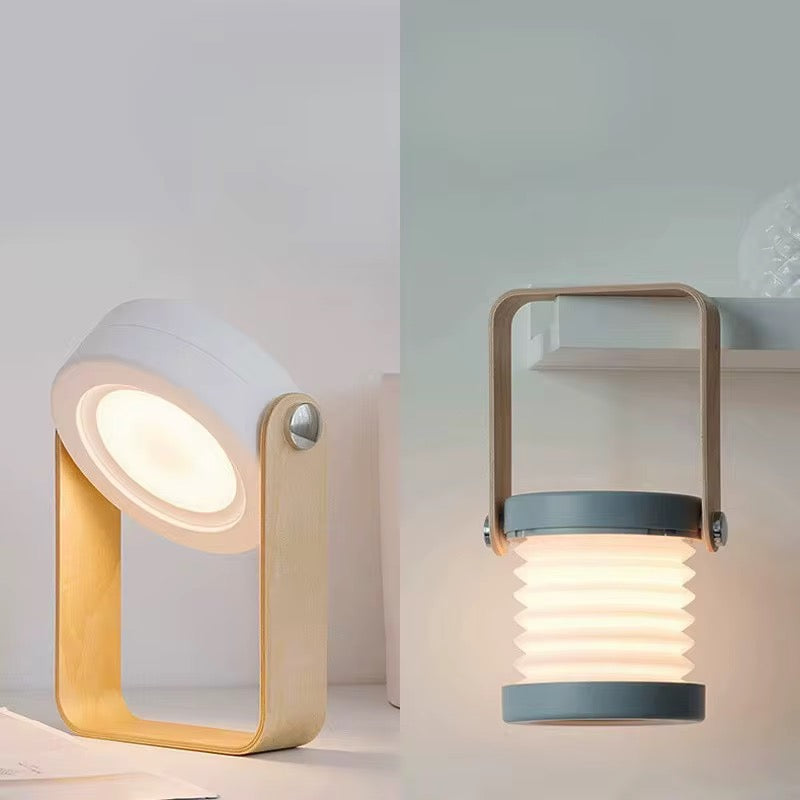 LED Lantern Light Night Light Creative Folding Eye Protection Table Lamp USB New Exotic Home Gift Atmosphere Light