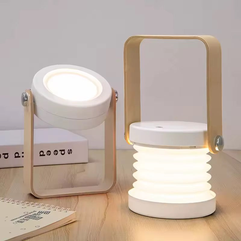 LED Lantern Light Night Light Creative Folding Eye Protection Table Lamp USB New Exotic Home Gift Atmosphere Light