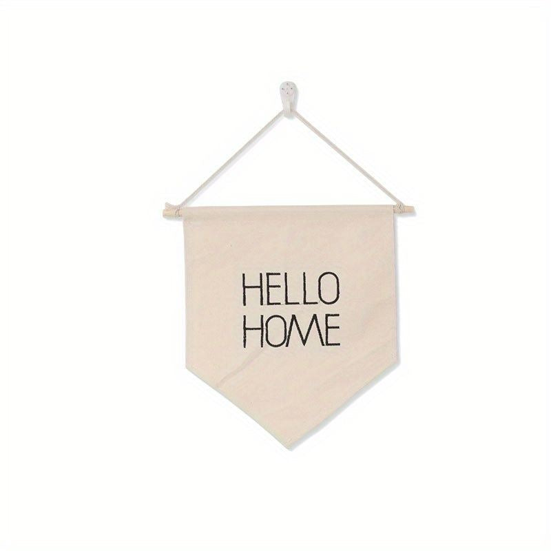 Hello Home Hanging Plaque Signs