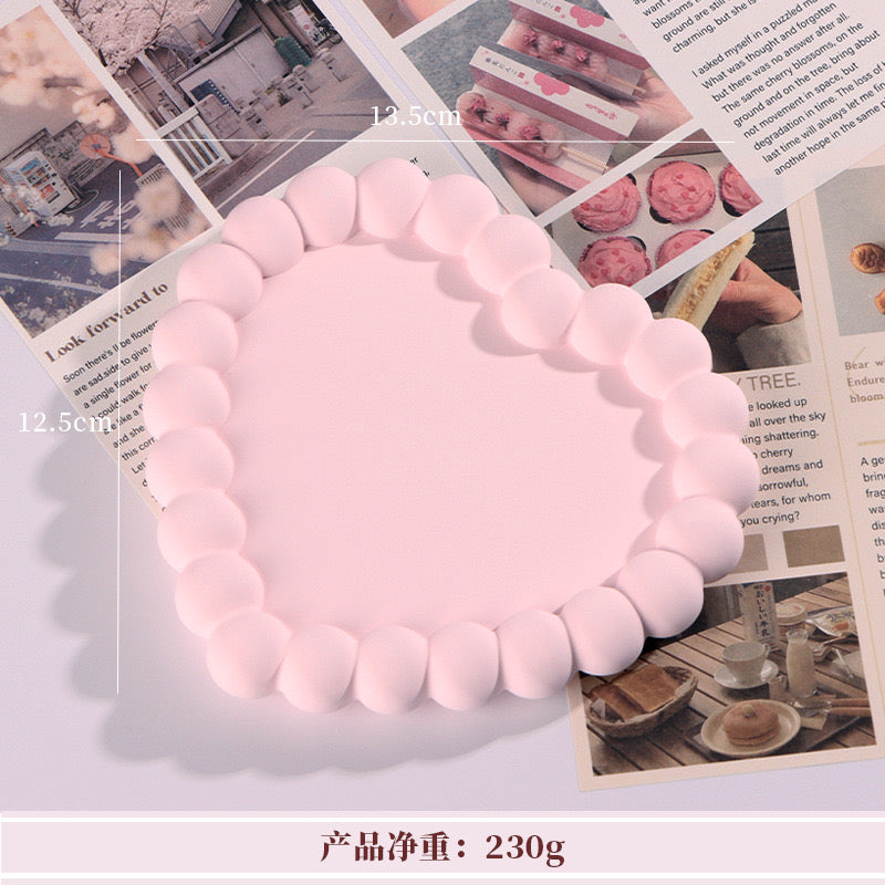 Mini Heart Shape Ceramic Plate