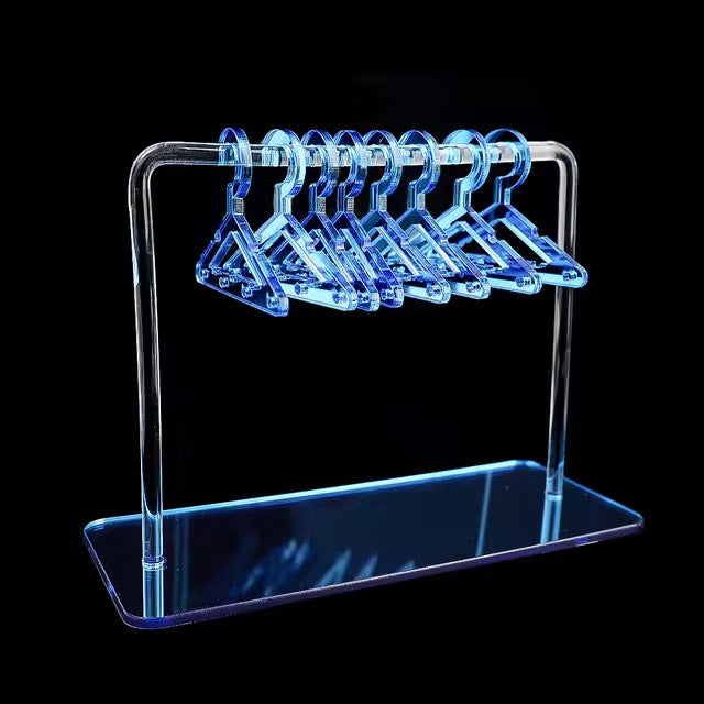 Desktop Acrylic Earring Display Stand Jewelry Display 8Pcs Mini Hangers