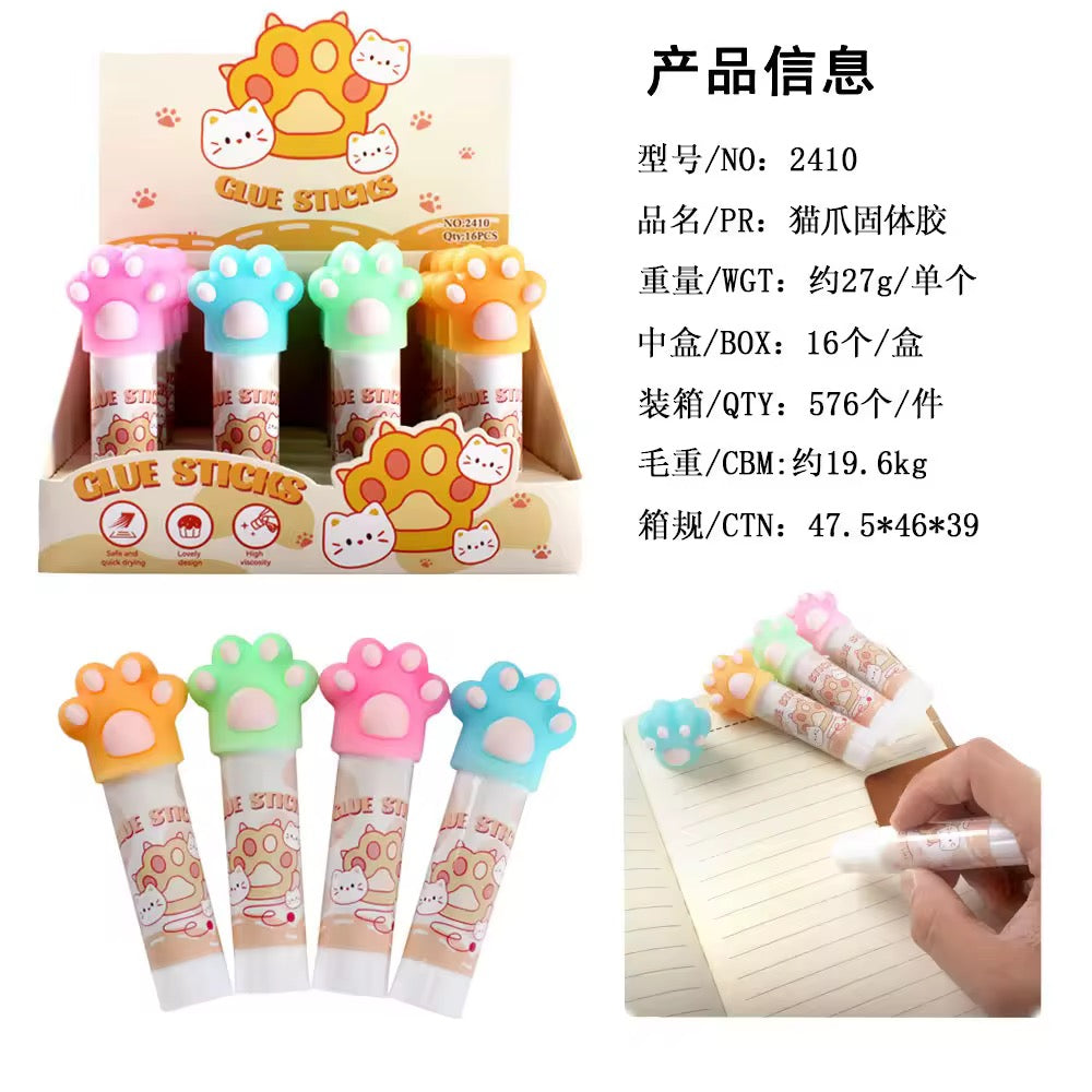 1Pc Kawaii PVC Cartoon Glue Stick