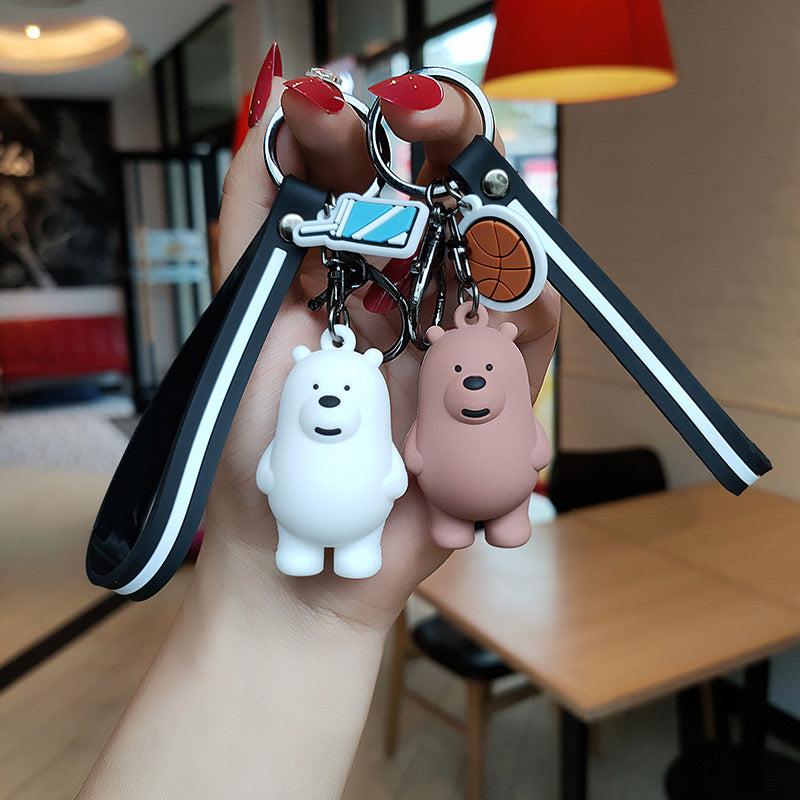 We Are Bare Bears Cute Keychain