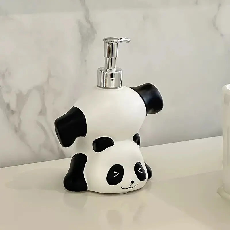 Cute Panda Soap Dispenser Cartoon Liquid Soap Pump Bottle