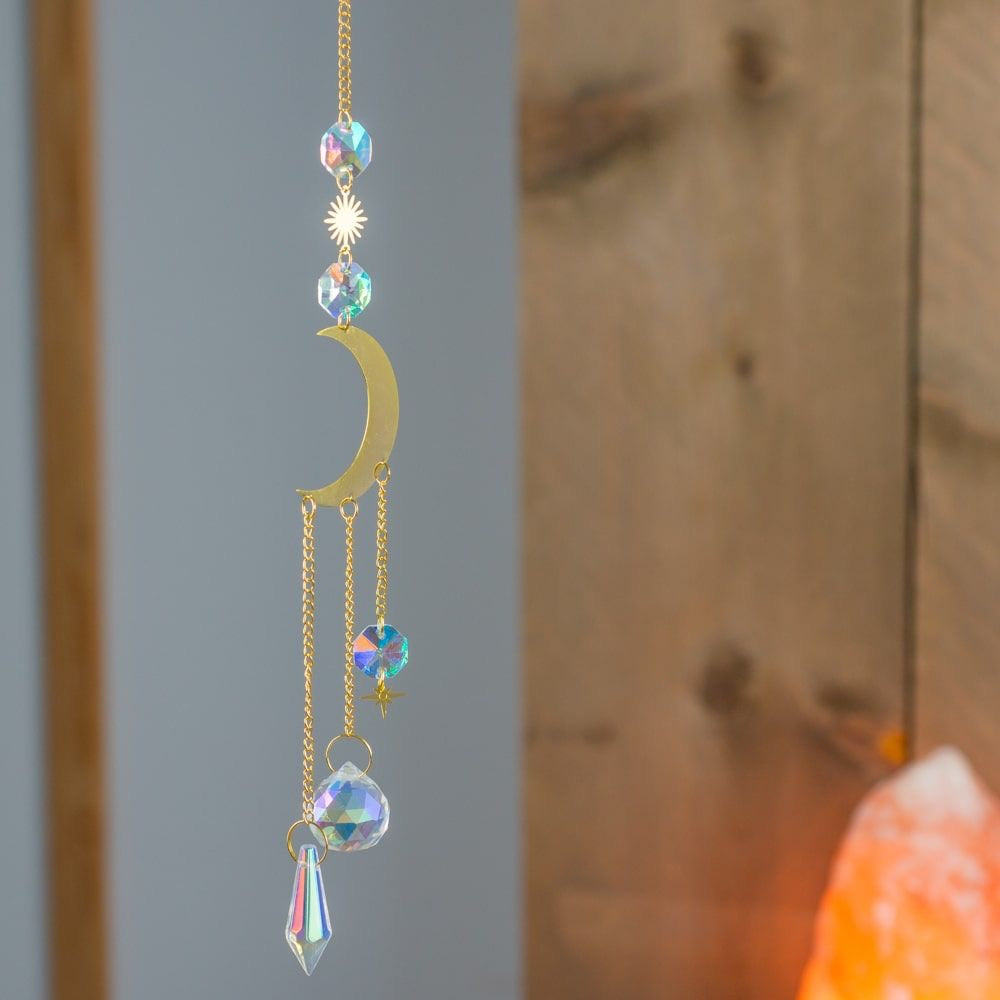 Crystal Sun Catcher Wind Chime Rainbow Maker Decoration