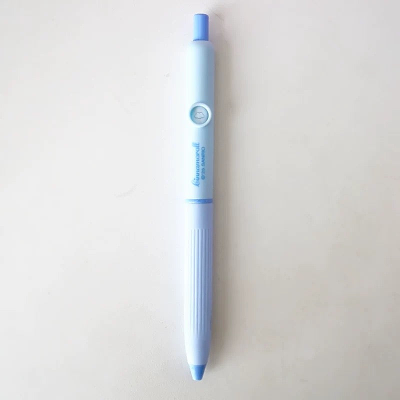 Gradient Gel Pen Cute Character Press Pen 0.5mm Black Ink for School & Journaling